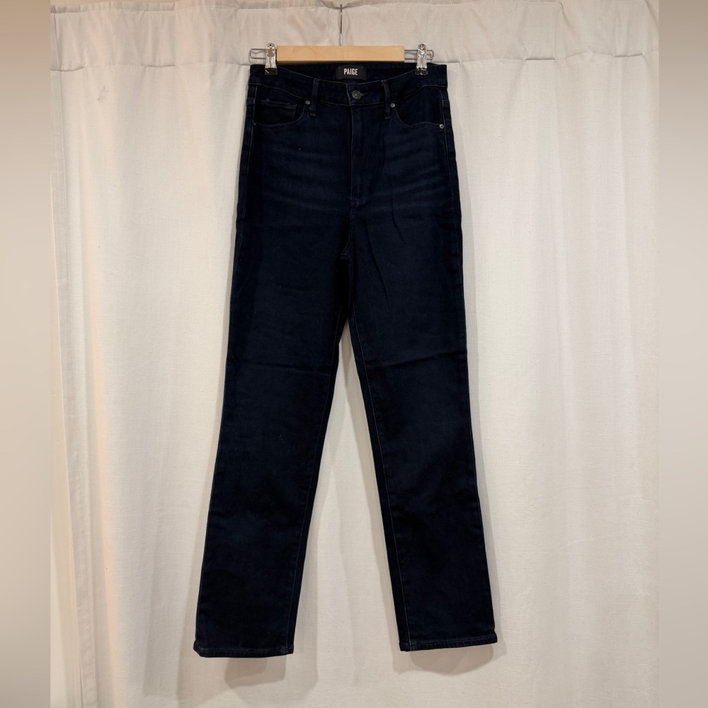 PAIGE High-Rise Dark Indigo Jeans